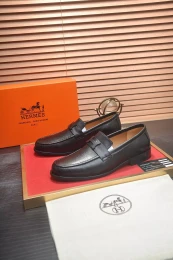 hermes cuir chaussures pour homme s_1274b14